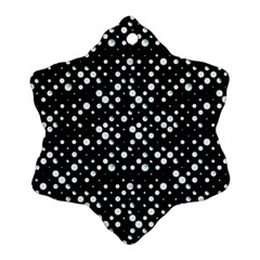 Galaxy Dots Ornament (snowflake)  by dflcprints