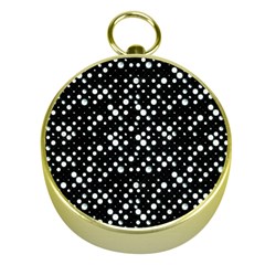 Galaxy Dots Gold Compasses by dflcprints