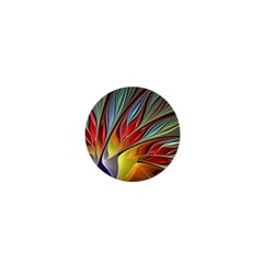 Fractal Bird Of Paradise 1  Mini Magnet by WolfepawFractals