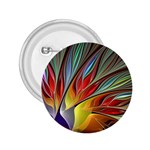 Fractal Bird of Paradise 2.25  Button Front