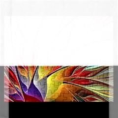 Fractal Bird Of Paradise Jigsaw Puzzle (rectangular) by WolfepawFractals