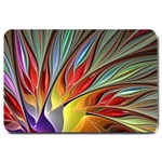 Fractal Bird of Paradise Large Doormat 30 x20  Door Mat