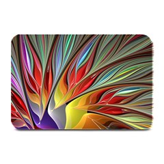 Fractal Bird Of Paradise Plate Mat by WolfepawFractals