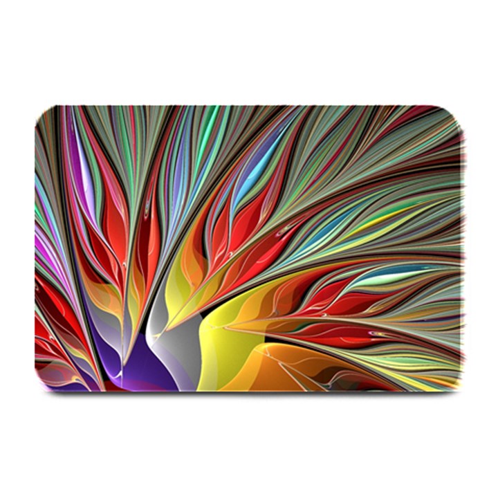 Fractal Bird of Paradise Plate Mat