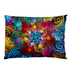 Spirals And Curlicues Pillow Case (two Sides) by WolfepawFractals