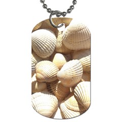 Tropical Exotic Sea Shells Dog Tag (two Sides) by yoursparklingshop