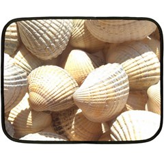 Tropical Exotic Sea Shells Double Sided Fleece Blanket (mini)  by yoursparklingshop