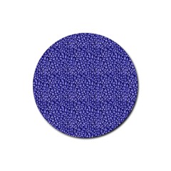 Abstract Texture Rubber Round Coaster (4 Pack)  by dflcprints