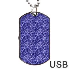 Abstract Texture Dog Tag Usb Flash (one Side) by dflcprints