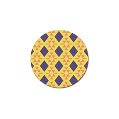 Tribal Shapes And Rhombus Pattern                        			golf Ball Marker by LalyLauraFLM