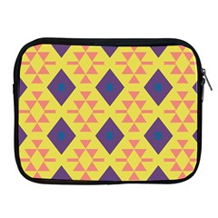 Tribal Shapes And Rhombus Pattern                        			apple Ipad 2/3/4 Zipper Case by LalyLauraFLM