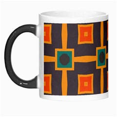 Connected Shapes In Retro Colors                         Morph Mug by LalyLauraFLM