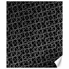 Geometric Grunge Pattern Canvas 8  X 10  by dflcprints