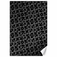 Geometric Grunge Pattern Canvas 12  X 18   by dflcprints