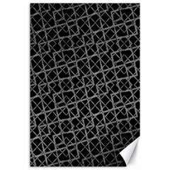 Geometric Grunge Pattern Canvas 24  X 36  by dflcprints