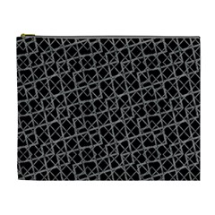 Geometric Grunge Pattern Cosmetic Bag (xl) by dflcprints