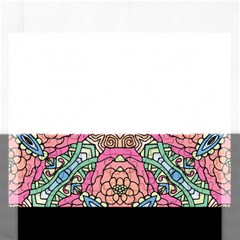 Petals, Carnival, Bold Flower Design Jigsaw Puzzle (rectangular) by Zandiepants