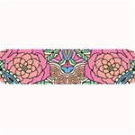 Petals, Carnival, Bold Flower Design Large Bar Mat 32 x8.5  Bar Mat