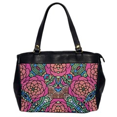 Petals, Carnival, Bold Flower Design Oversize Office Handbag