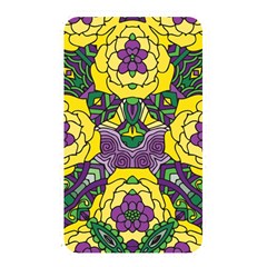 Petals In Mardi Gras Colors, Bold Floral Design Memory Card Reader (rectangular) by Zandiepants