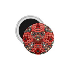 Petals In Pale Rose, Bold Flower Design 1 75  Magnet by Zandiepants