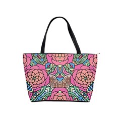 Petals, Carnival, Bold Flower Design Classic Shoulder Handbag