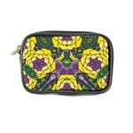 Petals in Mardi Gras colors, Bold Floral Design Coin Purse Front