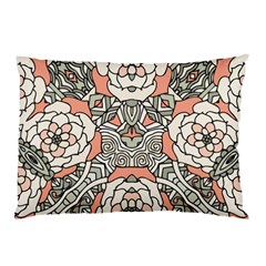 Petals In Vintage Pink, Bold Flower Design Pillow Case by Zandiepants