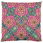 Petals, Carnival, Bold Flower Design Standard Flano Cushion Case (Two Sides) Front