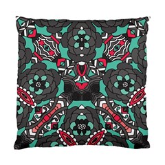 Petals In Dark & Pink, Bold Flower Design Standard Cushion Case (one Side) by Zandiepants