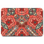 Petals in Pale Rose, Bold Flower Design Large Doormat 30 x20  Door Mat