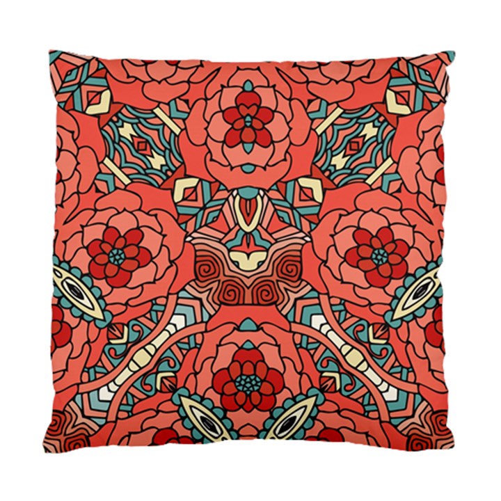 Petals in Pale Rose, Bold Flower Design Standard Cushion Case (One Side)