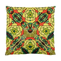 Petals, Retro Yellow, Bold Flower Design Standard Cushion Case (one Side) by Zandiepants