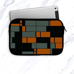 Rectangles In Retro Colors                              			apple Ipad Mini Zipper Case by LalyLauraFLM