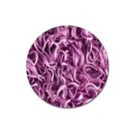 Textured Abstract Print Magnet 3  (Round) Front