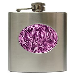 Textured Abstract Print Hip Flask (6 Oz) by dflcprints