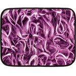 Textured Abstract Print Fleece Blanket (Mini) 35 x27  Blanket