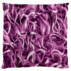 Textured Abstract Print Large Cushion Case (one Side) by dflcprints