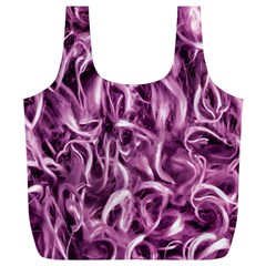 Textured Abstract Print Full Print Recycle Bags (l)  by dflcprints