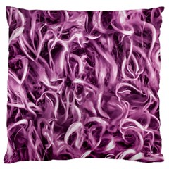 Textured Abstract Print Large Flano Cushion Case (one Side) by dflcprints