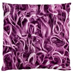 Textured Abstract Print Large Flano Cushion Case (One Side) Front