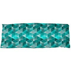 Aquamarine Geometric Triangles Pattern Samsung Galaxy Tab 7  P1000 Hardshell Case  by KirstenStar