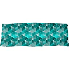 Aquamarine Geometric Triangles Pattern Samsung Galaxy Nexus S I9020 Hardshell Case by KirstenStar