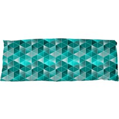 Aquamarine Geometric Triangles Pattern Samsung Galaxy Sl I9003 Hardshell Case by KirstenStar