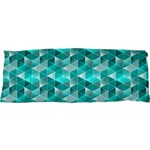 Aquamarine Geometric Triangles Pattern Samsung Galaxy SL i9003 Hardshell Case Front