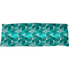 Aquamarine Geometric Triangles Pattern Samsung S3350 Hardshell Case by KirstenStar