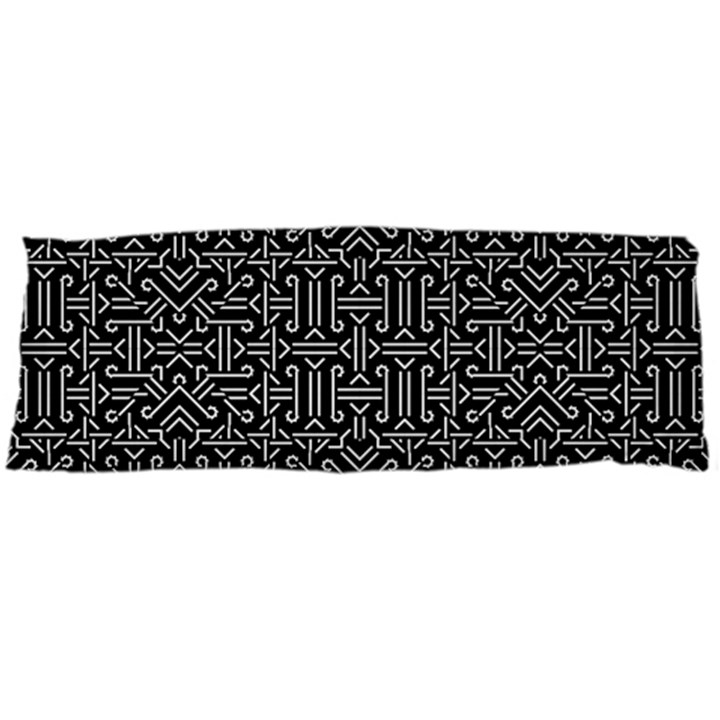 Black and White Ethnic Sharp Geometric  Body Pillow Case (Dakimakura)