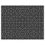 Black and White Ethnic Sharp Geometric  Double Sided Flano Blanket (Medium)  60 x50  Blanket Front