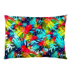 Watercolor Tropical Leaves Pattern Pillow Case (two Sides)