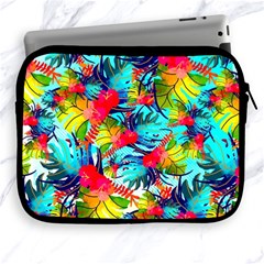 Watercolor Tropical Leaves Pattern Apple Ipad 2/3/4 Zipper Cases by TastefulDesigns